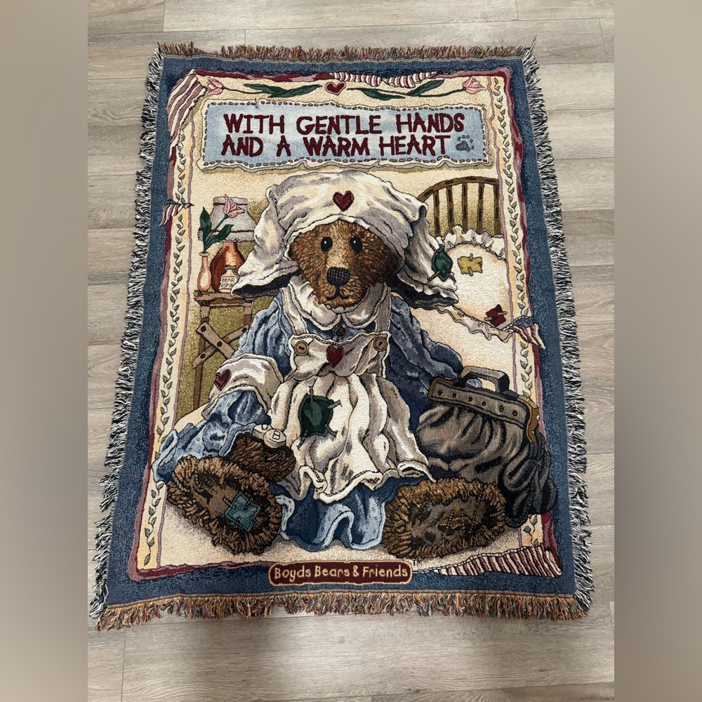 Boyd’s Bears Vintage Tapestry Blanket